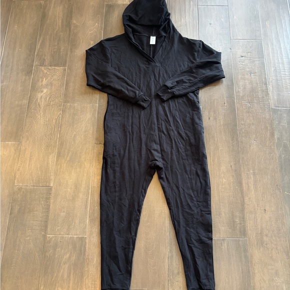 Smash + Tess Black Long Sleeve Hooded Jumpsuit - Picture 2 of 6